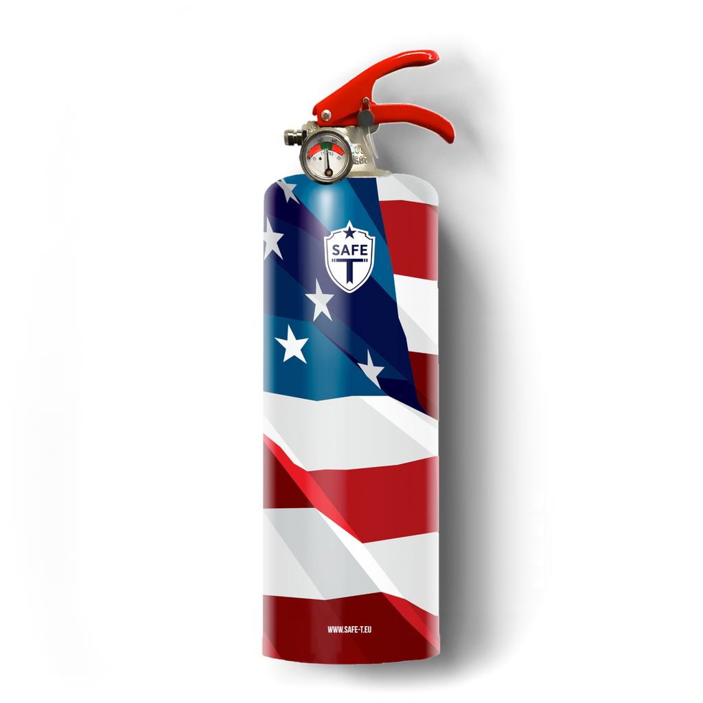 "USA Stars & Stripes " Fire Extinguisher