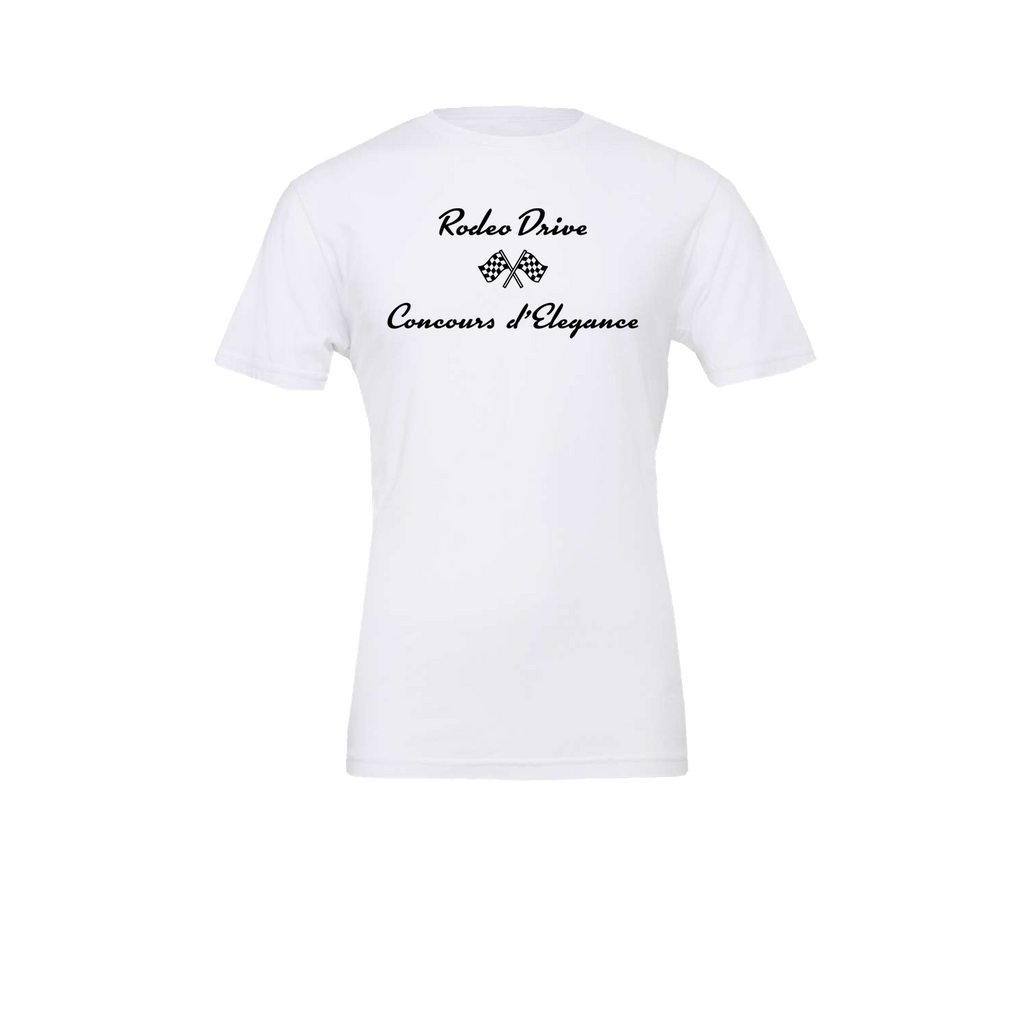 White Concours d'Elegance Tee – Auto Vault Edition